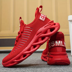 Soft Thick Sole Shock Absorption Sneakers Lightweight Mesh Breathable