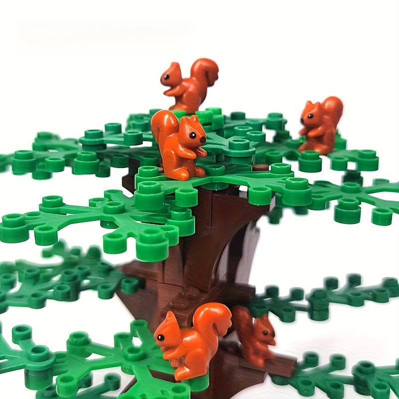 6pcs Mini Squirrel Building Blocks Set - Ideal Christmas, Birthday Gift