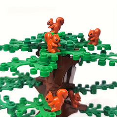 6pcs Mini Squirrel Building Blocks Set - Ideal Christmas, Birthday Gift