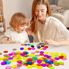 GAIKER Portable Teaching Aids Set Large Colorful Alphabet Numbers Shapes