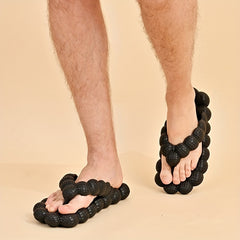 Men's Massage Bubble Flip Flops Non-slip Spa Slippers