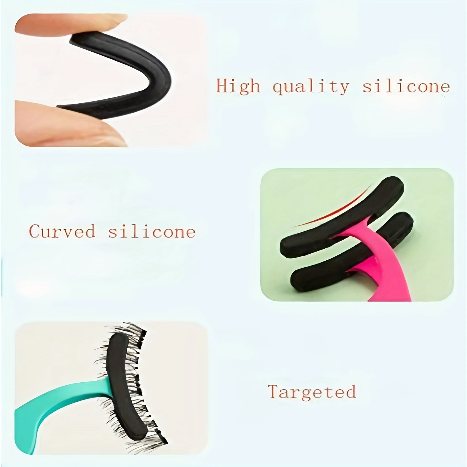 Professional Eyelash Curler Kit with 10 Replacement Pads