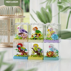 Colorful Parrot Series Educational Toy with Dust Cover