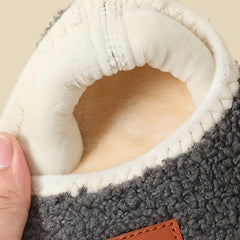 Men's Warm Fleece Slipper Socks Soft Sole Lightweight Non Slip Slippers