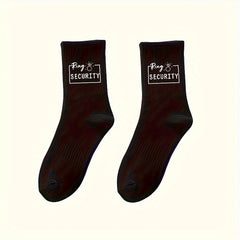 Polyester Wedding Ring Security Crew Footwear Gift for Groomsman