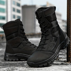 Men's High Top Tactical Work Boots Non Slip Durable Boots
