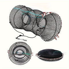 Foldable Spring Fishing Cage Automatic Opening Crab Net