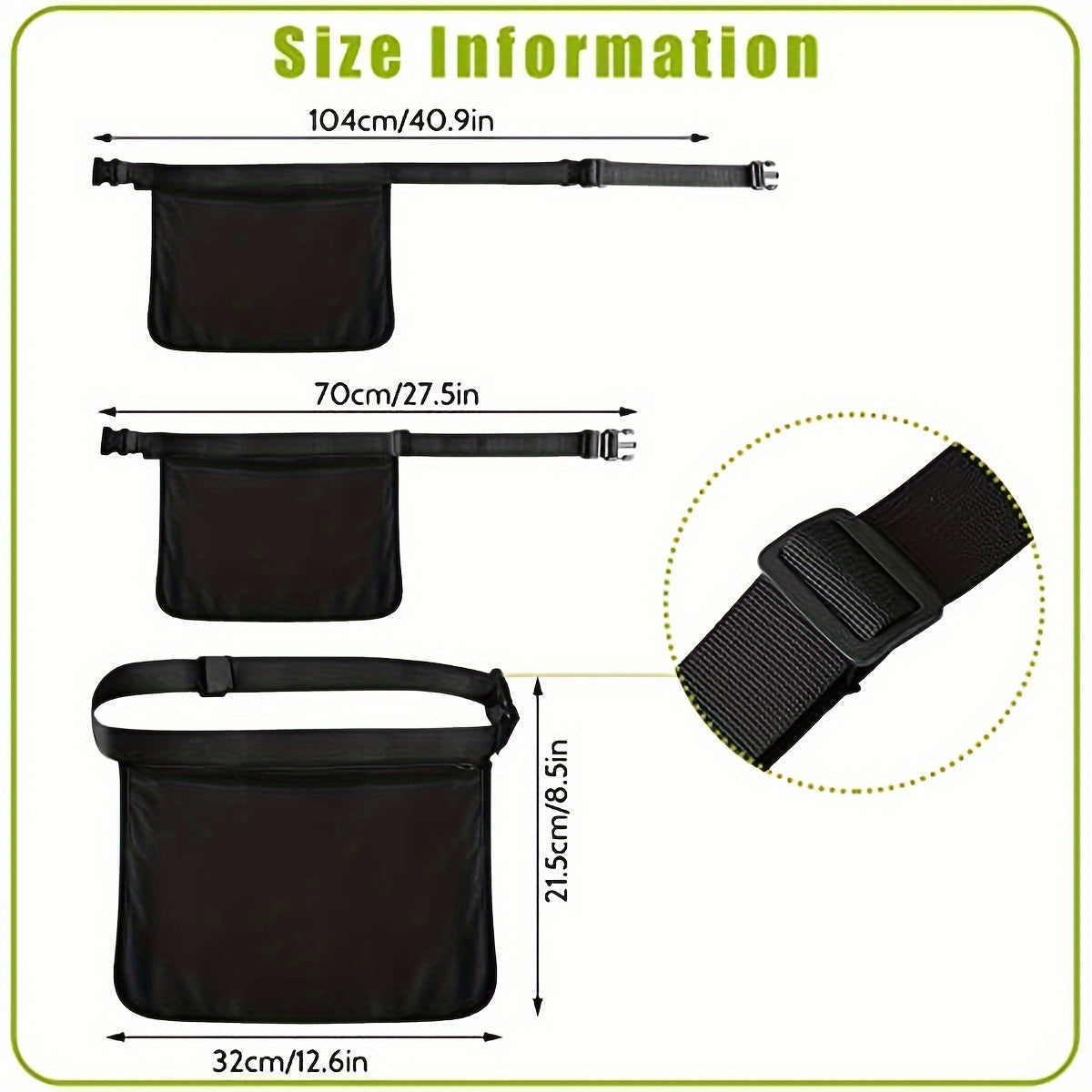 Tennis Ping Pong Golf Ball Storage Bag Portable Training Waist Bag