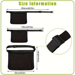 Tennis Ping Pong Golf Ball Storage Bag Portable Training Waist Bag