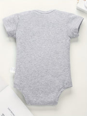 School Letter Pattern Cotton Dress For Boys & Girls 0-24M