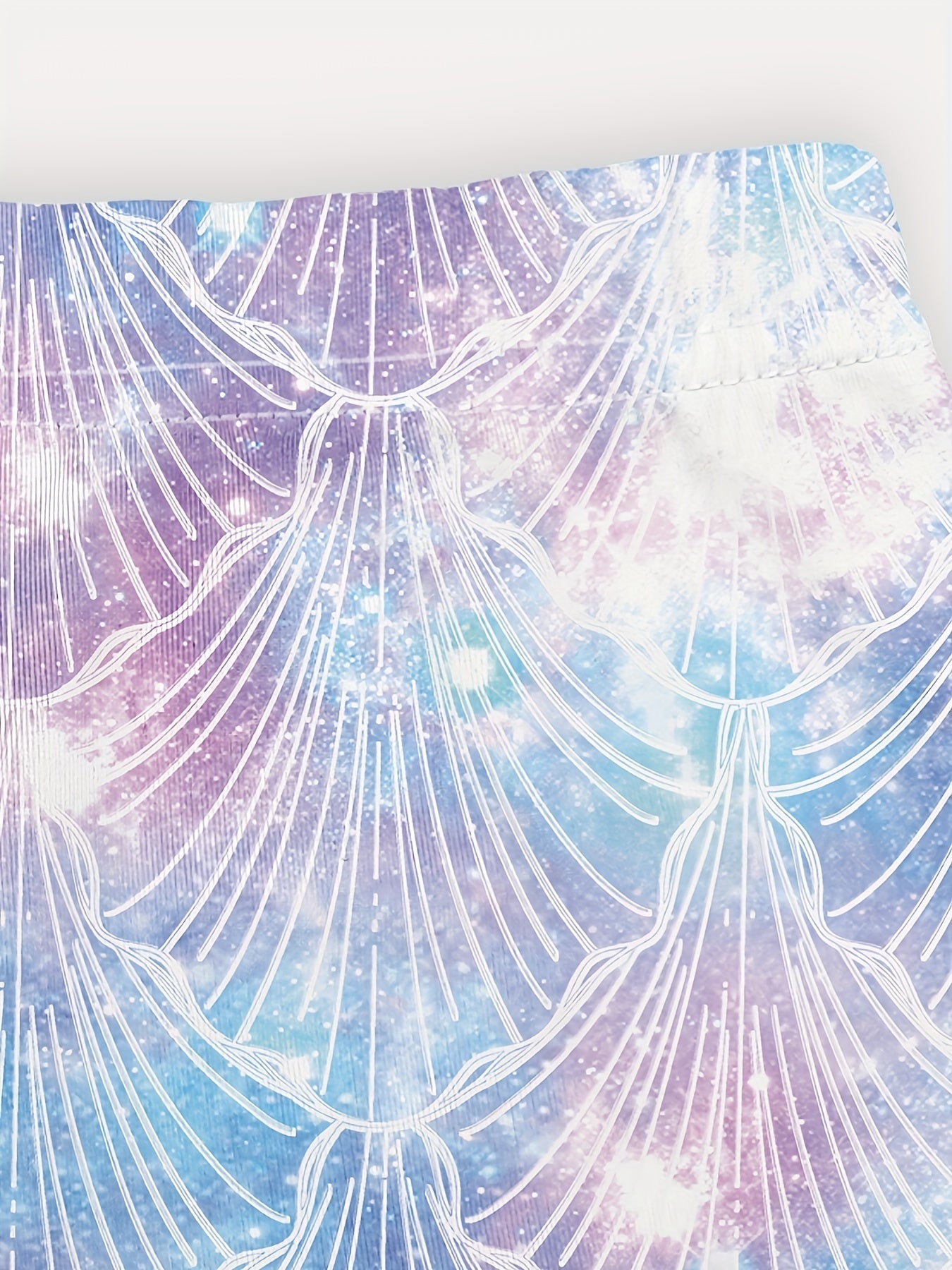 3pcs Toddler Girls Unicorn Tie Dye Leggings Set