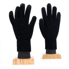 Touch Screen Gloves Women Winter Outdoor Warm Knit Gloves Adult