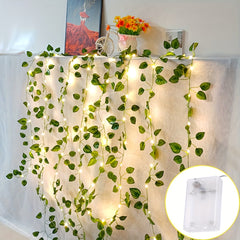 Watermelon Leaves LED String Lights Artificial Plants