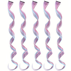 2pcs Girls Gradient Wig Women s Hanging Ear Mixed Wig...