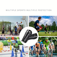 2 Pairs Superlight Soccer Shin Guards with Sleeves