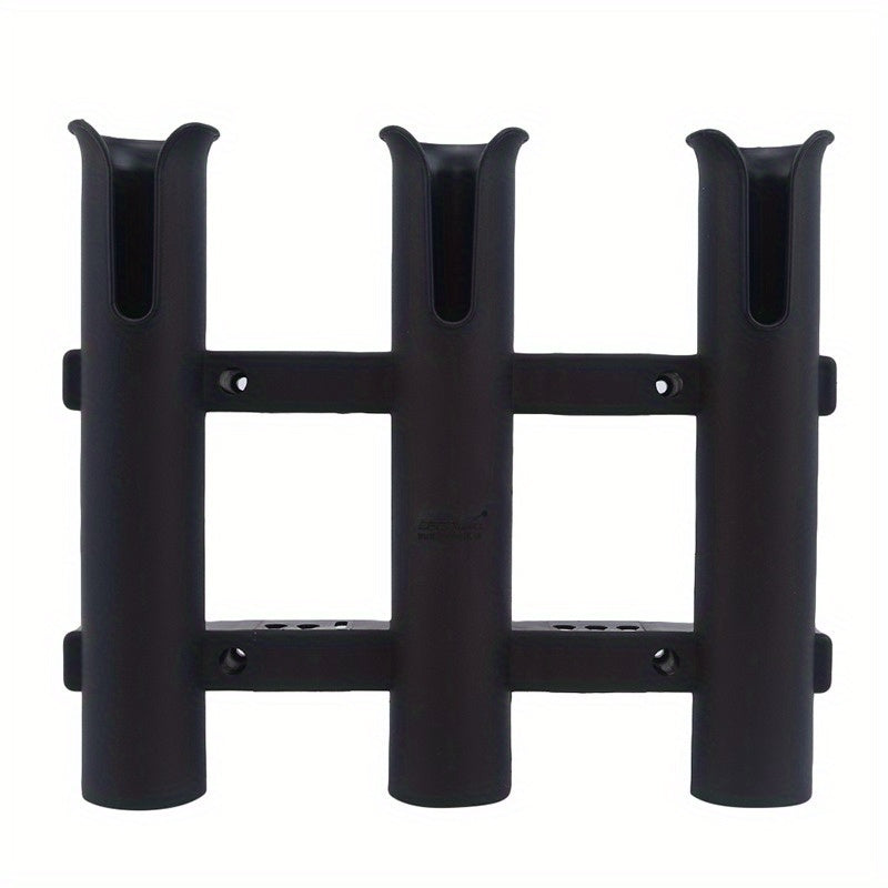 Portable Fishing Rod Holder Three Tube Plastic Bracket Tackle