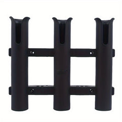 Portable Fishing Rod Holder Three Tube Plastic Bracket Tackle