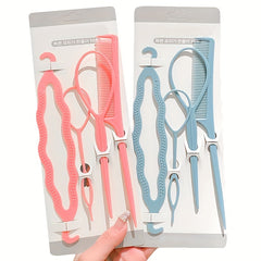 Topsy Tail Hair Tool Hair Loop Combs for Baby Girls