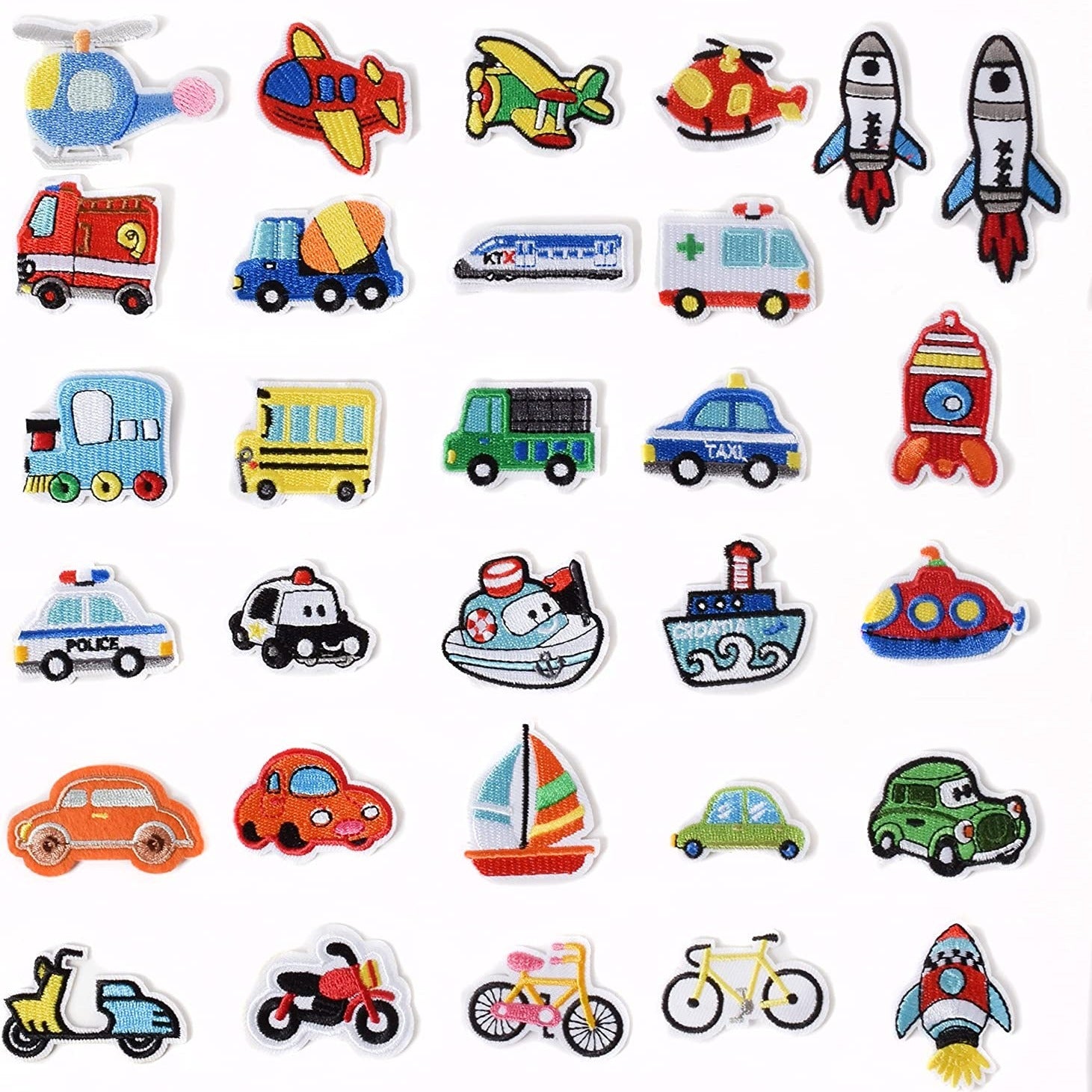 Car Series Embroidered Patch For Clothes
