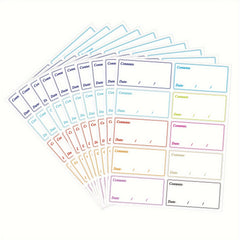 10pcs Multicolor Removable Food Date Marker Label
