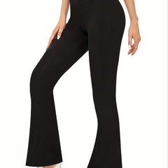 High Waist Flared Leg Yoga Pants All Season Women's Activewear