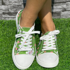 Women's Floral Pattern Comfortable Lightweight Walking Shoes