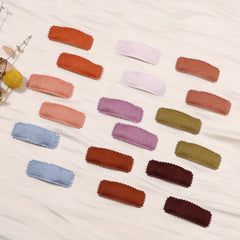 18pcs Children's Hair Clips Summer Headwear Multiple Colors Hair Accessories