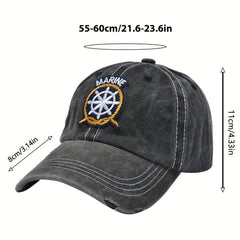 Sturdy Washed Baseball Cap Dad Hat Adjustable Retro Cap