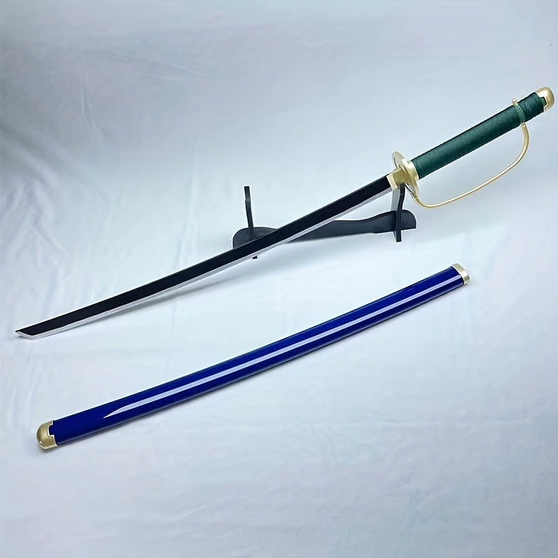 Wooden Samurai Sword with Display Stand for Games