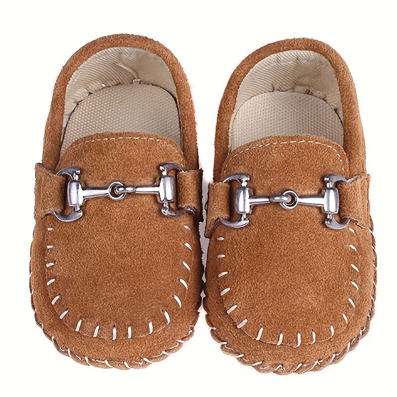 Baby Boys Slip on Loafers Breathable Flat Shoes