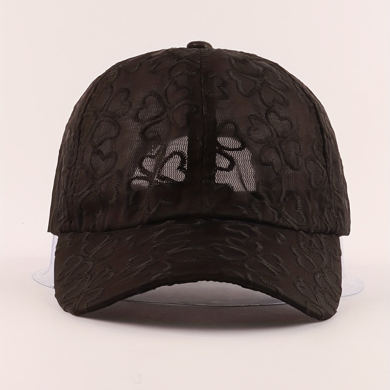 Flower Embroidery Mesh Baseball Cap Sunshade Dad Hat Lightweight Sun Hats