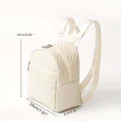 Mini Chevron Kids Backpack Large Capacity Outdoor Double Shoulder Bag