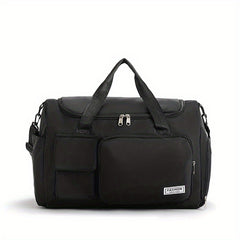 Large Capacity Carry on Tote With Shoe Compartment Waterproof Luggage Bag