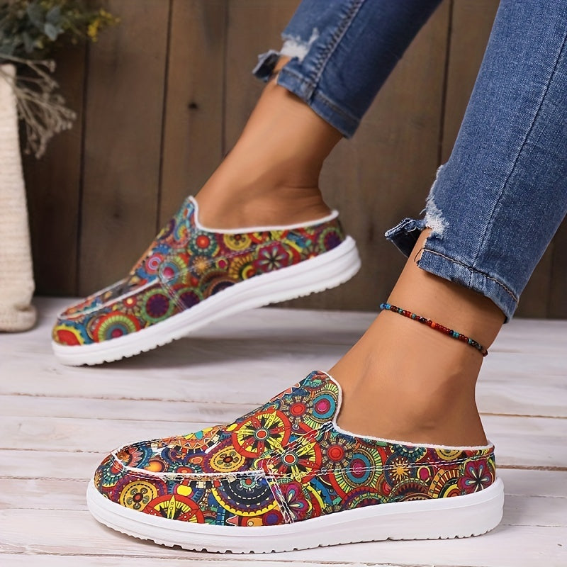 Women's Canvas Shoes Casual Lace Up Outdoor Shoes Lightweight Low Top Sneakers