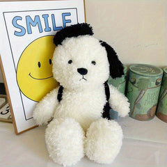 Fluffy Backpack Puppy Plush Toy - Home Decor, Birthday Gift, Photo Prop