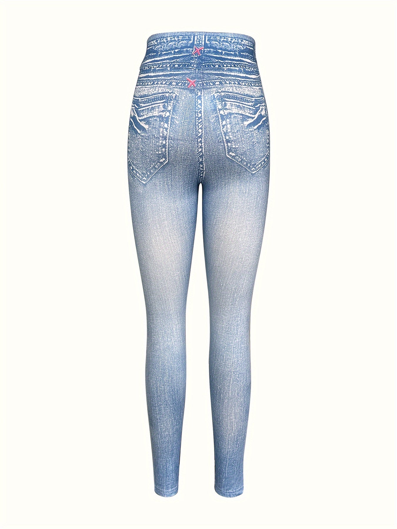 Denim Butterfly Yoga Tight Pants Fitness Leggings