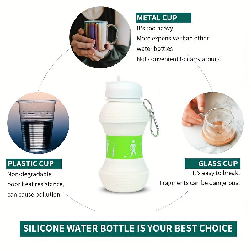 Portable Silicone Foldable Water Cup for Outdoor and Travel