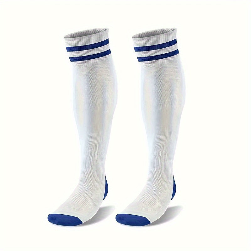 Men's Breathable Football Socks Knee High Non-Slip Sport Socks