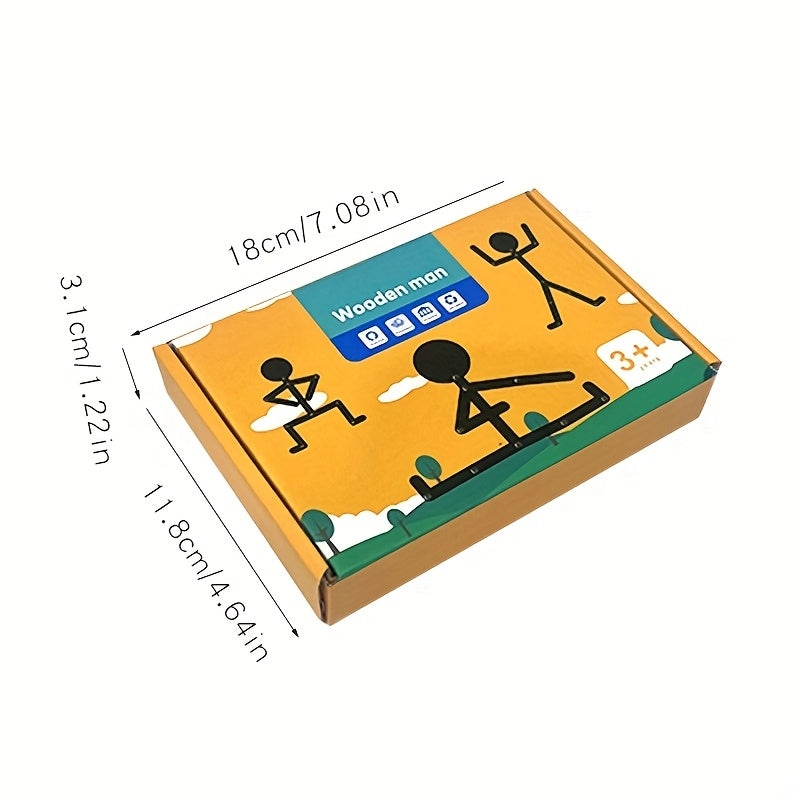 Wooden Figure Desktop Toy for Cognitive Development