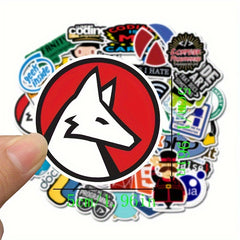 50pcs Programming Stickers Waterproof Vinyl Stickers for Computer Laptop Phone