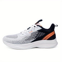 Men's Weave Knit Casual Shoes Lightweight Non Slip Sneaker