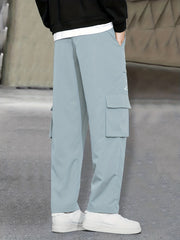 Men's Relaxed Fit Cargo Pants with Pockets