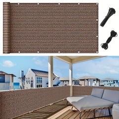 Balcony Fence Curtain Ventilation UV Protection