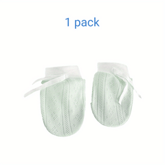 Baby No Scratch Mittens Stay On Adjustable Infant Gloves For Boys Girls