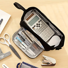Large Capacity Pencil Case Marker Case Handheld Pen Bag Storage Holder