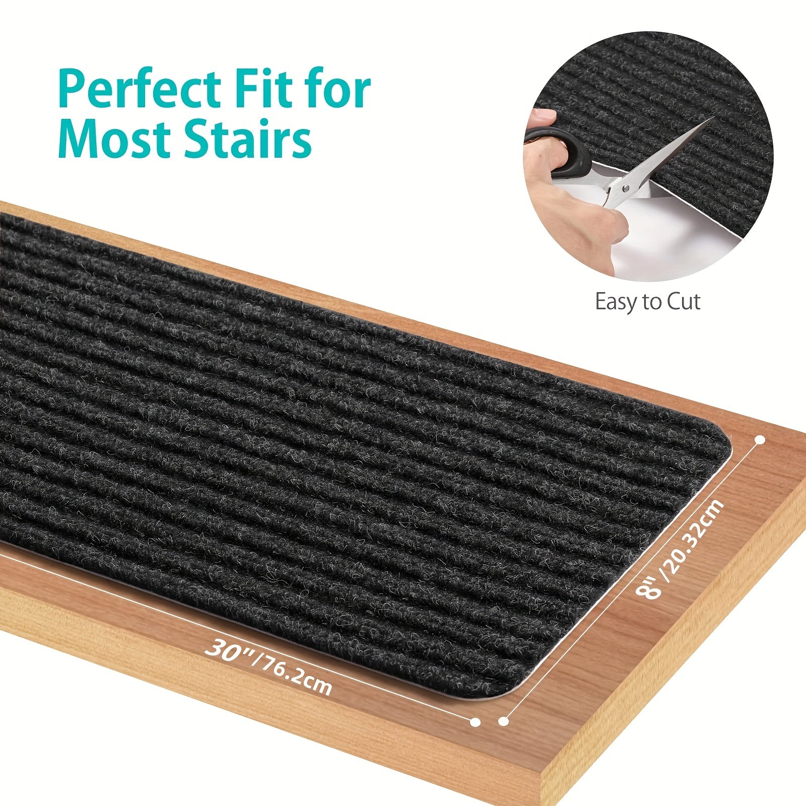 Non Slip Carpet Stair Treads for Wooden Steps
