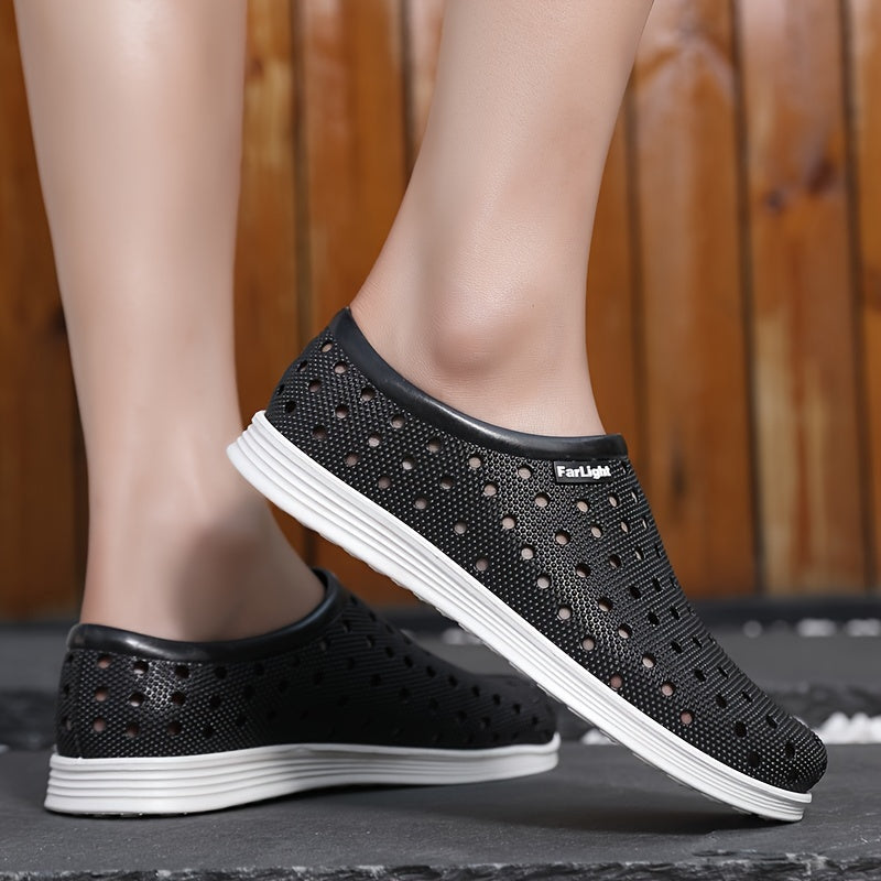 Men's Closed Toe Clogs Anti Skid Slip On Slippers