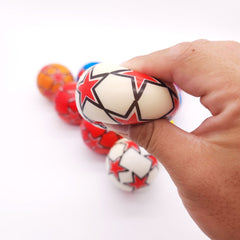 12pcs 6 PU Sponge Squeeze Balls Mini Pentagram Football Creative Toys