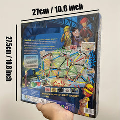 Train Adventure Strategy Board Game for 2-4 Players