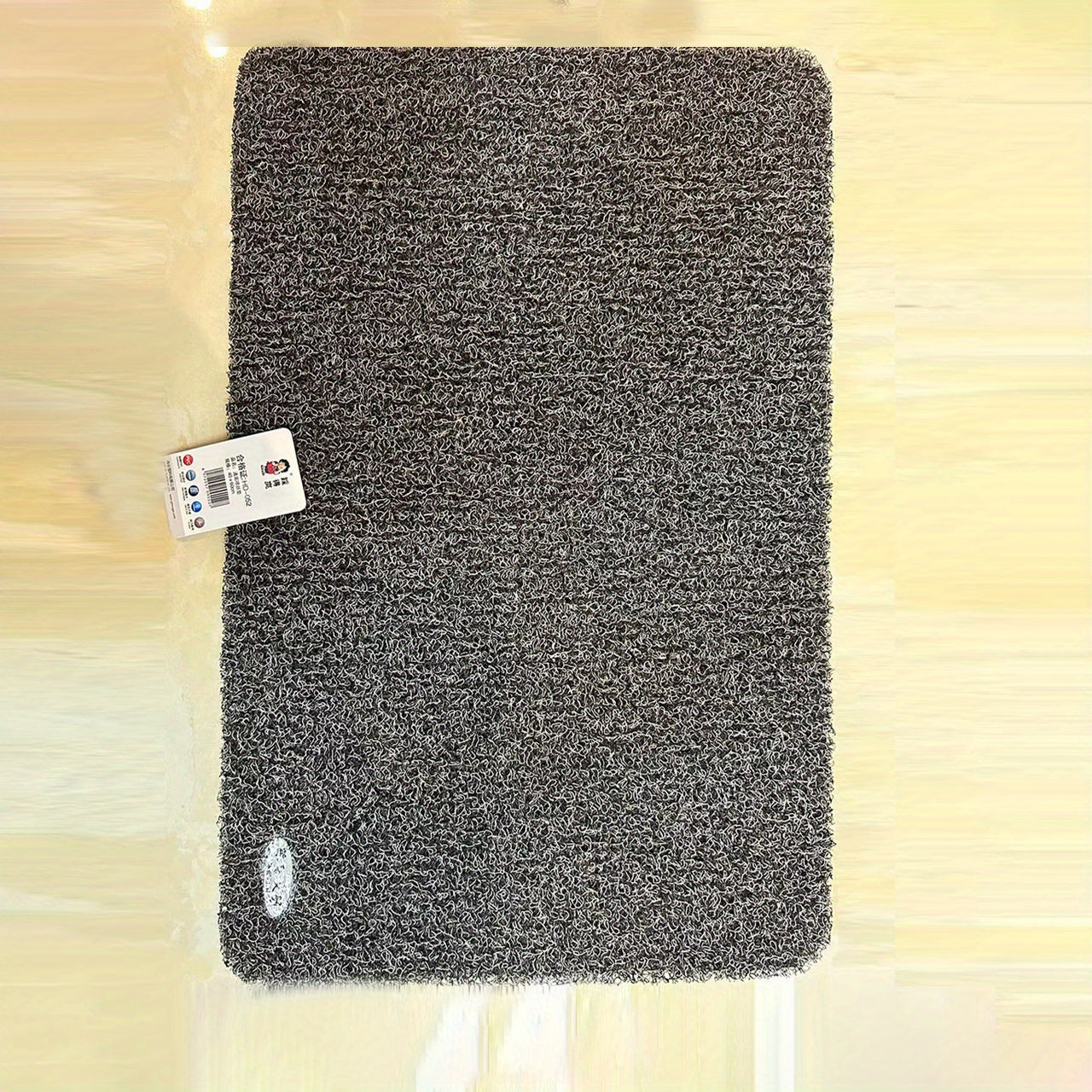 Vinyl Drainage Mesh Bath Mat Non Slip Plush Carpet - Home and Room Decor